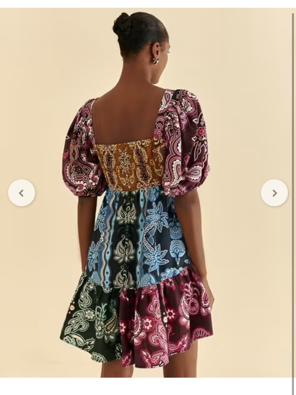 Farm Rio Bandana Print Mini Dress, XL, NWT - Picture 2 of 9
